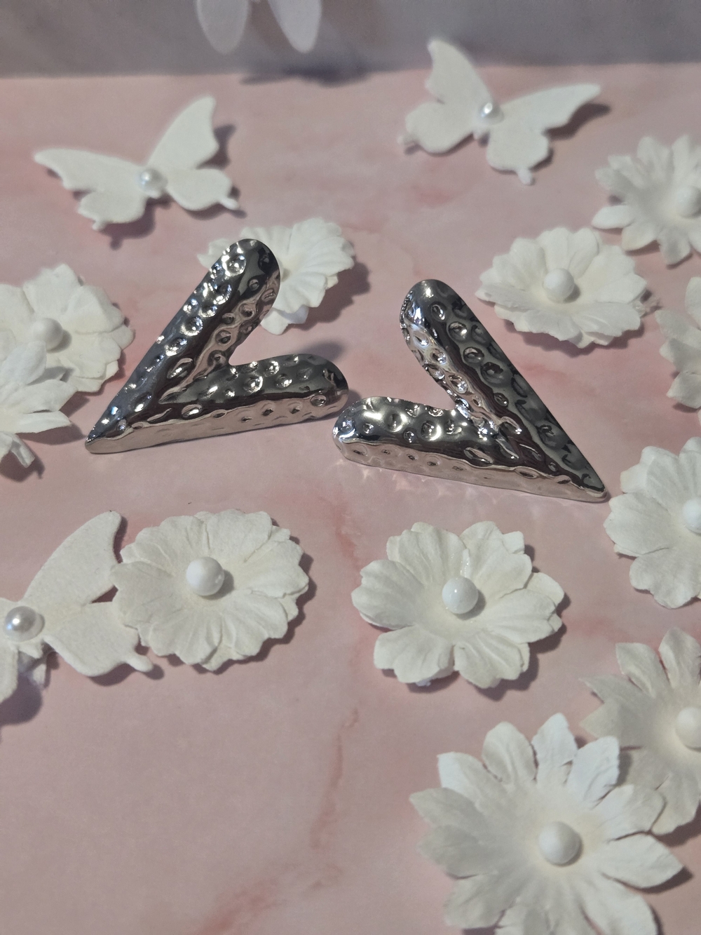 Get both pairs for only $10! V-Shape Stud Earrings in Silver